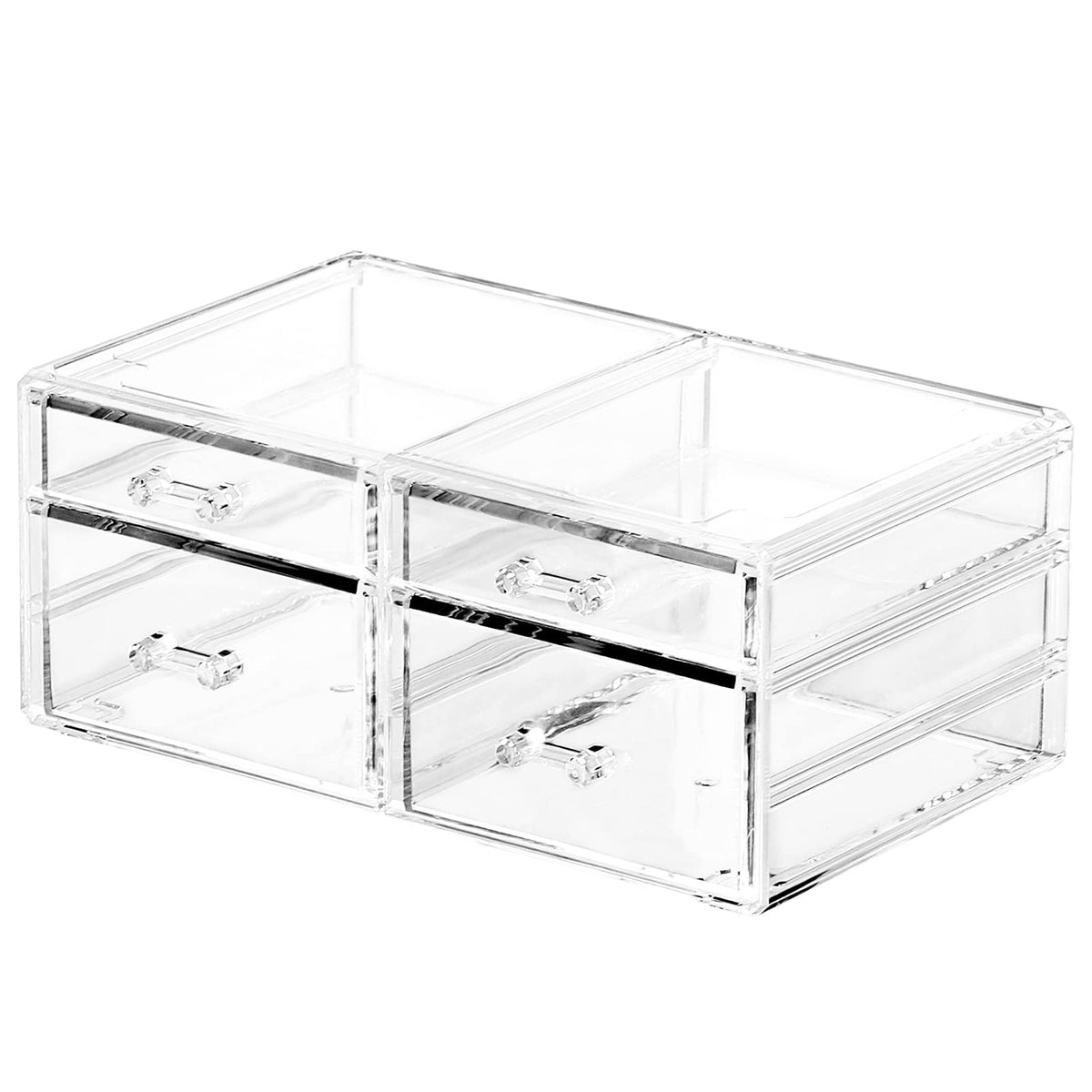 Acrylic Makeup Organizers With 4 Drawers